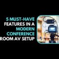 5 Must Have Features in a Modern Conference Room AV Setup